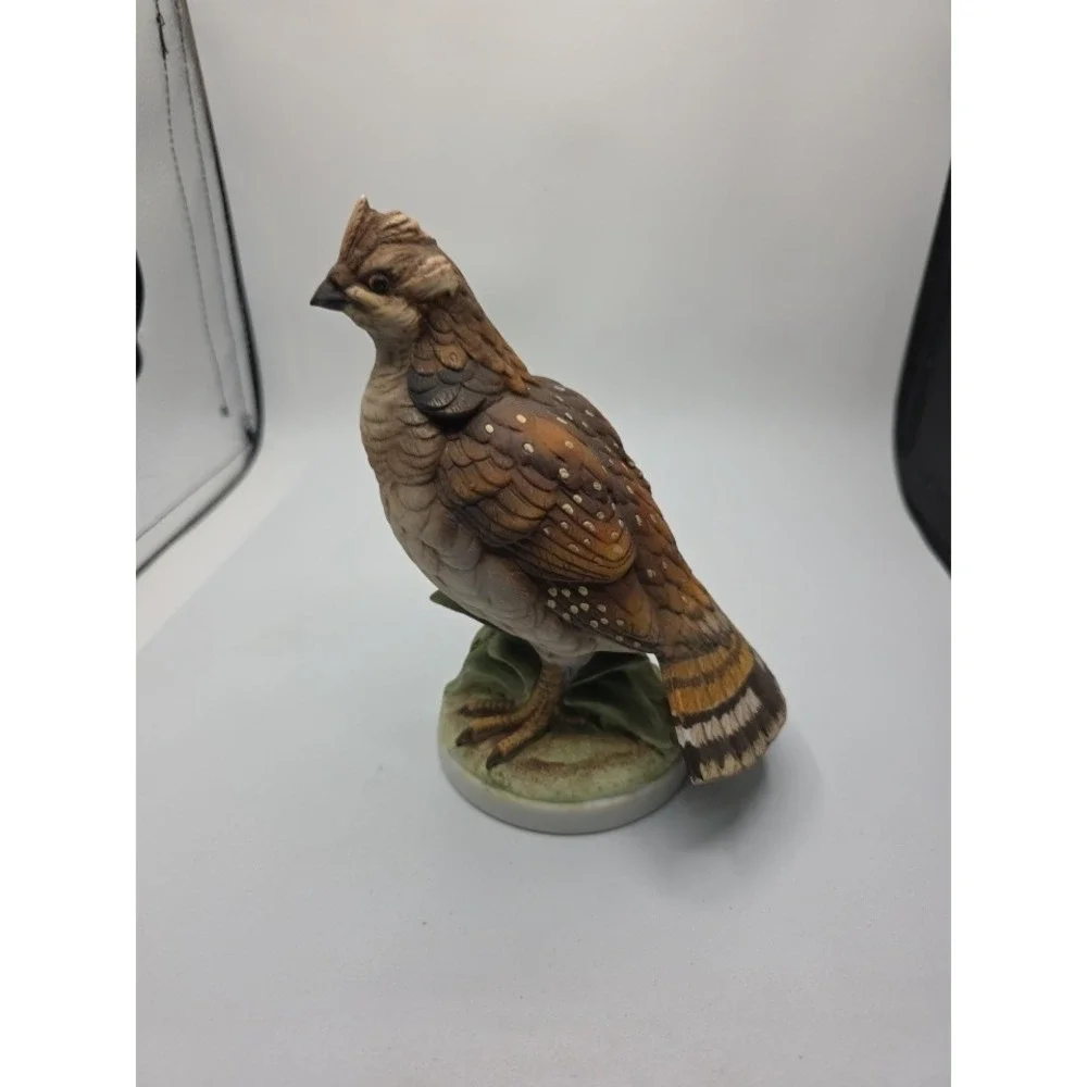 Ruffed Grouse Bird Porcelain Vintage Napco Figurine Limited Edition Series C-672